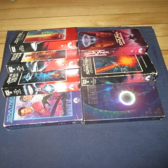 Star Trek 1-7 VHS Bundle of 7 tapes from the 1980s to 1990s - Picture 3 of 12